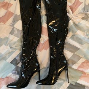 Steve Madden thigh high heeled boots